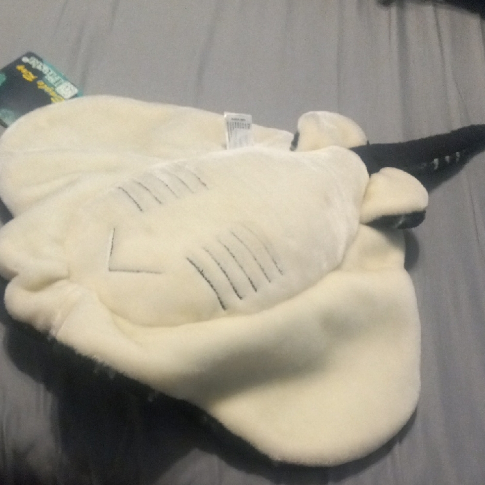 Final Price! Fiesta Black and White Stuffed Stingray - Picture 2 of 6
